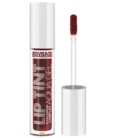 Тинт для губ с гиалуроновым комплексом luxvisage lip tint aqua gel hyaluron complex тон 05 wine red 3.4г