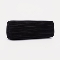Футляр для очков, хлопушка, длина 15 см, цвет черный NO Brand