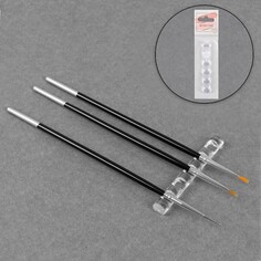 Подставка для маникюрных кистей, 5 секций, 8 × 1 см, цвет прозрачный Queen Fair