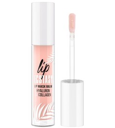 Luxvisage маска-бальзам для губ lip ecstasy hyaluron &amp; collagen тон 602 peach 3,3г