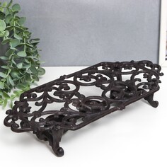 Подставка для греющей свечи на 3 свечи чугун NO Brand