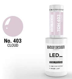 Лак-гель для ногтей led tech, тон 403 Belor Design