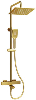 Душевая система 250 мм WasserKRAFT Aisch A199.198.201.BG Thermo