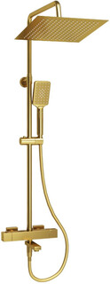 Душевая система 300 мм WasserKRAFT Aisch A199.260.201.BG Thermo