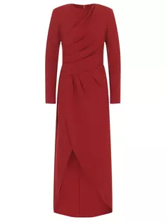 Платье с драпировками Elie Saab