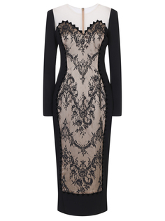 Платье-футляр из вискозы Yanina