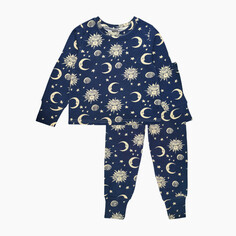 Домашняя одежда Mjolk Пижама на манжетах Солнце и Луна