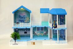 Кукольные домики и мебель Sharktoys Сборный кукольный домик Snow Princess
