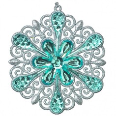 Елочные игрушки ErichKrause Снежинка драгоценная 11 см