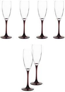 Набор бокалов для шампанского ЭТАЛОН ЛИЛАК 6шт 170мл LUMINARC O0152