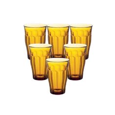 Набор стаканов французских PICARDIE AMBER 6шт 360мл DURALEX 1029DB06A0111