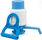 Помпа меxаническая Aqua Work Дельфин ЭКО и ручка для переноса, голубая, в пакете (24187)