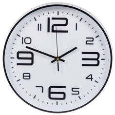 Часы настенные, 30х30х4 см, круглые, пластик, Модерн, Y4-5203