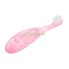 Зубная щетка Rocs Baby для малышей от 0 до 3 лет Pink (03-04-015) R.O.C.S.