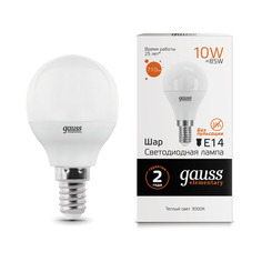 Лампа Gauss LED Elementary Globe 10W E14 3000K