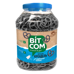 Крендель Bitcom черный с морской солью 460 г