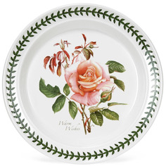 Тарелка десертная Portmeirion Ботанический сад розы наилучшие пожелания, чайная роза 15 см