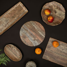 Блюдо овальное Kulsan Wood Effect 53х27 см