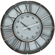 Часы настенные Kanglijia Clock серебряные 30,4х4,1х30,4 см