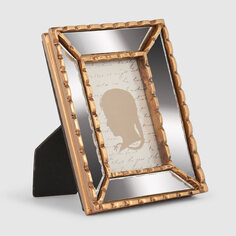 Фоторамка Kimberley зеркальная золотистая 10,7х2х13,2 см