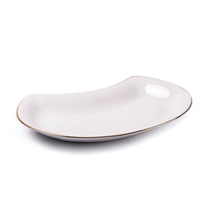 Блюдо Tunissie Porcelaine Vendange Filet Or 23 см
