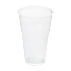 Стакан 0.5л для холодных напитков прозрачный 12 шт пластик (181860) Мистерия