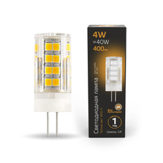 Лампа Gauss LED G4 AC185-265V 4W 400lm2700K керамика 1/10/200