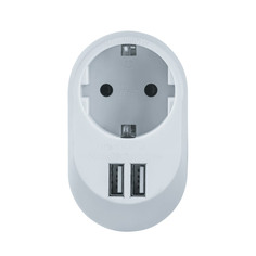 Адаптер 1 гнездо с/з + usb Navigator/навигатор