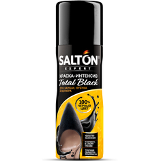 Краска-интенсив Salton Expert Total black для замши, нубука и велюра, черная, 75 мл