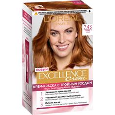 Краска L’Oreal Excellence Creme 7.43 270 мл Медный русый (A6090226) L'Oreal