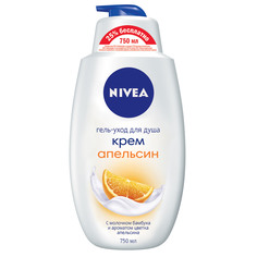 Гель-уход для душа "Крем Апельсин" 750 мл Nivea