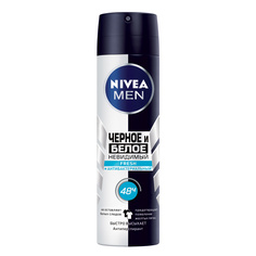 Дезодорант Nivea Невидимая защита Черное и белое мужской Fresh 150 мл