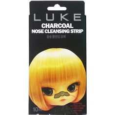 Очищающие полоски Luke Charcoal Nose Cleansing Strip 10 шт