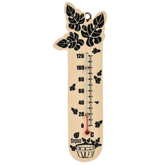 Термометр "Банный веник" 17,5*4 см для бани и сауны "Банные штучки" /10