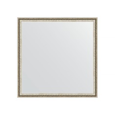 Зеркало в багетной раме Evoform мельхиор 41 мм 71х71 см