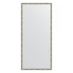 Зеркало в багетной раме Evoform серебряный бамбук 24 мм 67х147 см