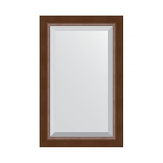 Зеркало с фацетом в багетной раме Evoform орех 65 мм 52х82 см