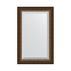 Зеркало с фацетом в багетной раме Evoform состаренная бронза 66 мм 52х82 см