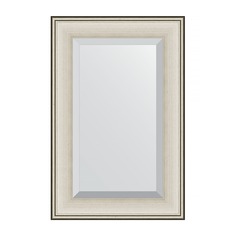 Зеркало с фацетом в багетной раме Evoform травленое серебро 95 мм 58х88 см