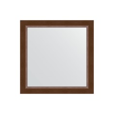 Зеркало в багетной раме Evoform орех 65 мм 66х66 см