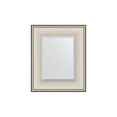 Зеркало с фацетом в багетной раме Evoform травленое серебро 95 мм 48х58 см