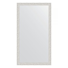 Зеркало в багетной раме Evoform чеканка белая 46 мм 61х111 см