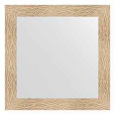 Зеркало в багетной раме Evoform золотые дюны 90 мм 80х80 см