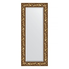 Зеркало с фацетом в багетной раме Evoform византия золото 99 мм 59х139 см