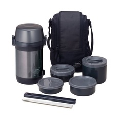 Термос с пластиковыми контейнерами и ложкой тм Thermos jls-1601 food 1.6л