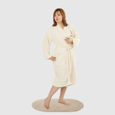 Халат женский Asil sauna Kimono Beige M махровый