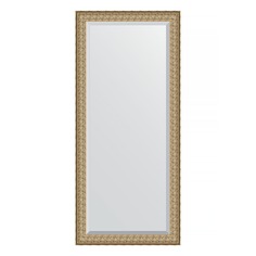 Зеркало с фацетом в багетной раме Evoform медный эльдорадо 73 мм 74х164 см