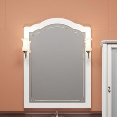 Зеркало Opadiris Лоренцо белое 103х76 см