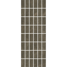 Декор Kerama Marazzi Лирия коричневый мозаичный 15x40 см MM15139