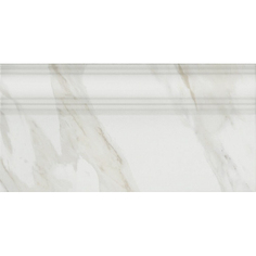 Плинтус Kerama Marazzi Прадо белый обрезной 20x40 см FME002R